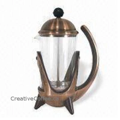 3 Cup PYREX Copper French Coffee/Tea Press So 1 3 Cup PYREX Copper French Coffee/Tea Press So
