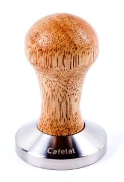 Cafelat Bamboo Wood 58mm Flat Tamper
