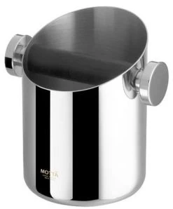 Motta Stainless Steel Round Knock Box With Anti Slip Base