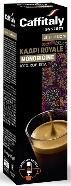 Caffitaly KAAPI ROYALE 100% Robusto Blend Coffee Capsule - Pack Of 10