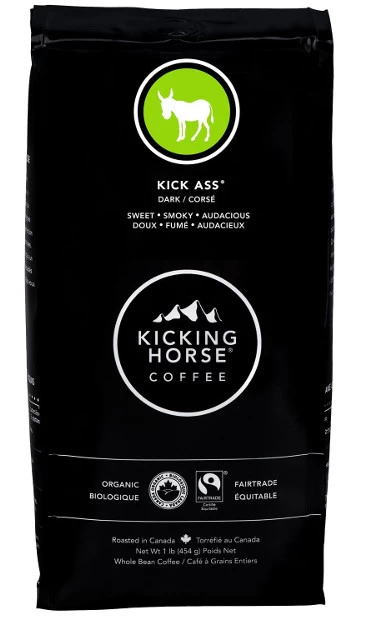 Kicking Horse KICK ASS Dark Blend Coffee Beans 454 Gr 2 Kicking Horse KICK ASS Dark Blend Coffee Beans 454 Gr - Image 2