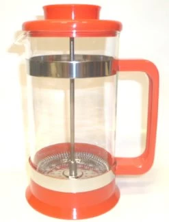 Deluxe 8 Cup PYREX Red Plastic French Coffee & Tea Press 5 Deluxe 8 Cup PYREX Red Plastic French Coffee & Tea Press -Café Essentials Shop php6ZhHXJ