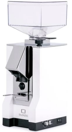 Eureka Mignon Silenzio WHITE Coffee Grinder + FREE COFFEE