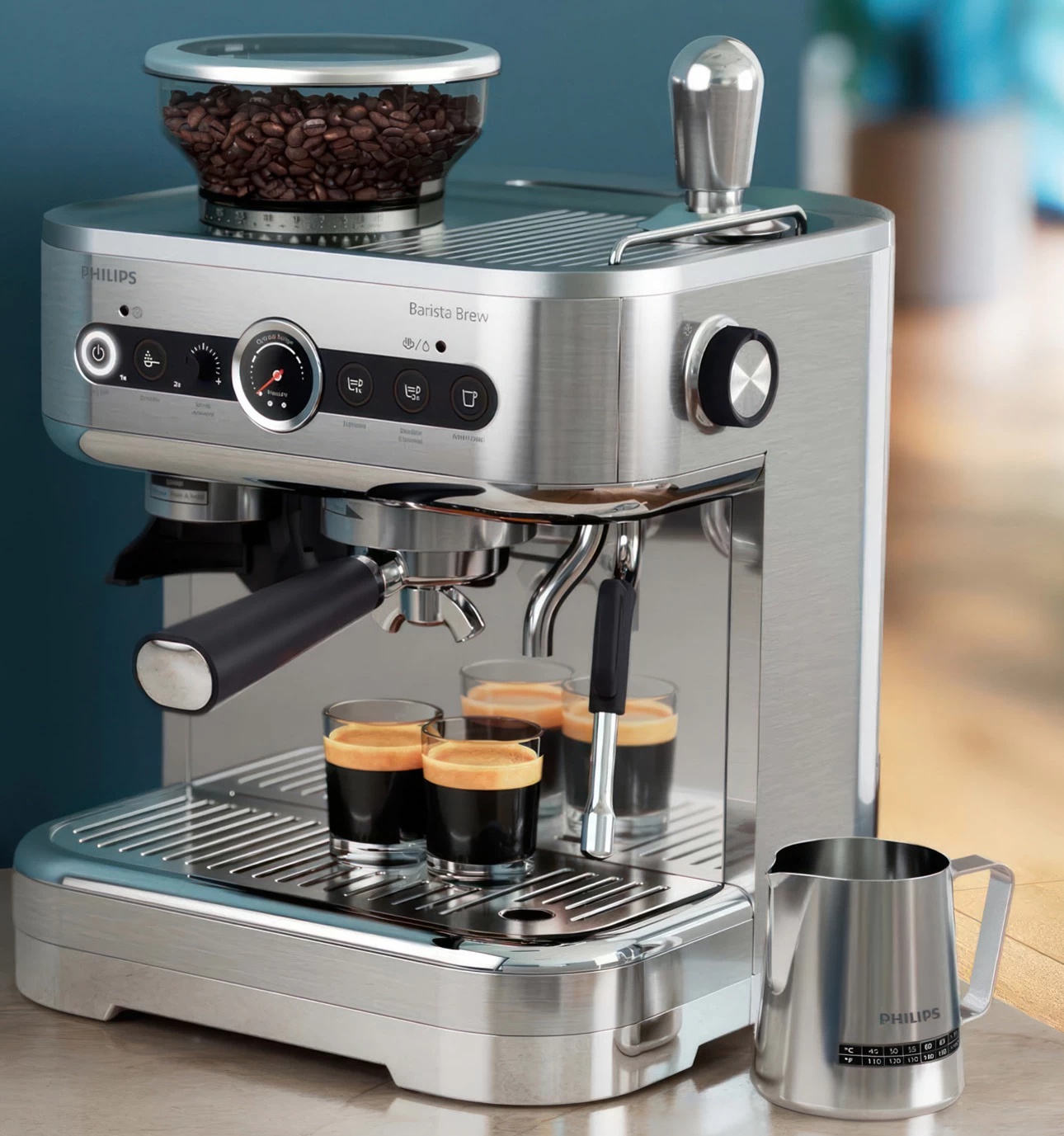 Philips Barista Brew (250 Gr Bean Container) Semi-Automatic Coffee Machine #PSA3218/01 + FREE COFFEE 8 Philips Barista Brew (250 Gr Bean Container) Semi-Automatic Coffee Machine #PSA3218/01 + FREE COFFEE - Image 8