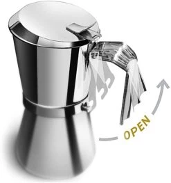 Giannini 1 Cup Stainless Steel Giannina Coffee Maker 6 Giannini 1 Cup Stainless Steel Giannina Coffee Maker -Café Essentials Shop phpL5lQCL 2
