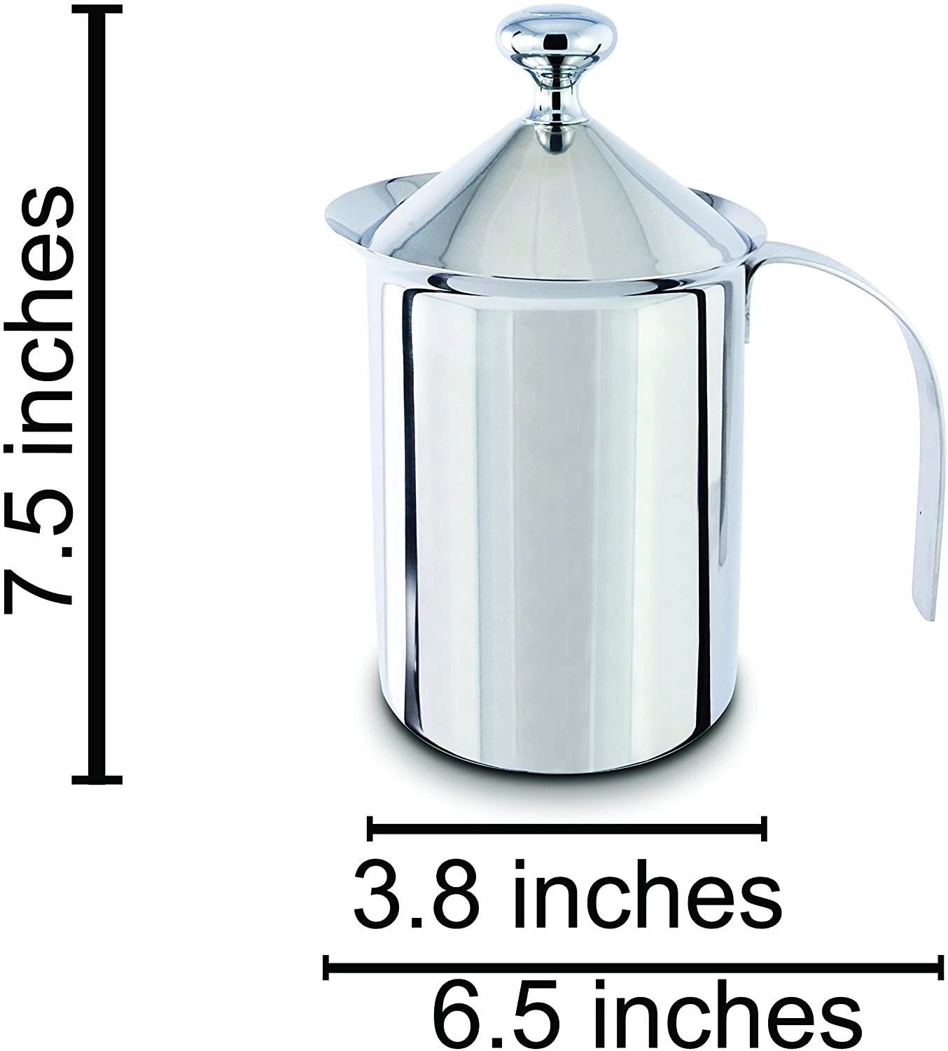 Cuisinox 27oz (800ml) - 6 Cups Cappuccino Milk Frother 3 Cuisinox 27oz (800ml) - 6 Cups Cappuccino Milk Frother - Image 3