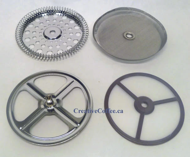 Deluxe 3 Cup PYREX Red Plastic French Coffee / Tea Press 3 Deluxe 3 Cup PYREX Red Plastic French Coffee / Tea Press - Image 3