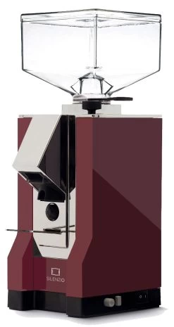 Eureka Mignon Silenzo AMARANTH RED Coffee Grinder + FREE COFFEE