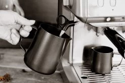 Bellucci 12oz - 350ml Stainless Steel BLACK Milk Jug -Café Essentials Shop phpePmVOc copy copy 3