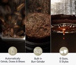 DeLonghi TrueBrew Automatic DRIP WITH CARAFE Stainless Coffee Machine #CAM51035M + FREE COFFEE -Café Essentials Shop phpgV337M 7