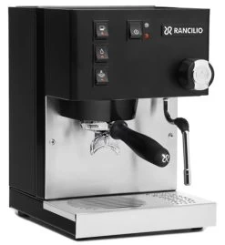 Rancilio Silvia M V6 Espresso Coffee Machine BLACK Stainless Steel