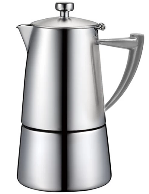 Cuisinox Roma Satin 10 Cups Espresso Stainless Steel Coffee Maker 2 Cuisinox Roma Satin 10 Cups Espresso Stainless Steel Coffee Maker - Image 2
