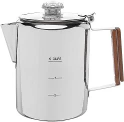 Deluxe Stainless Steel 9 Cup Percolator Coffee Pot