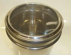 Deluxe Stainless Steel 4 Pcs Coffee Storage Jar Set