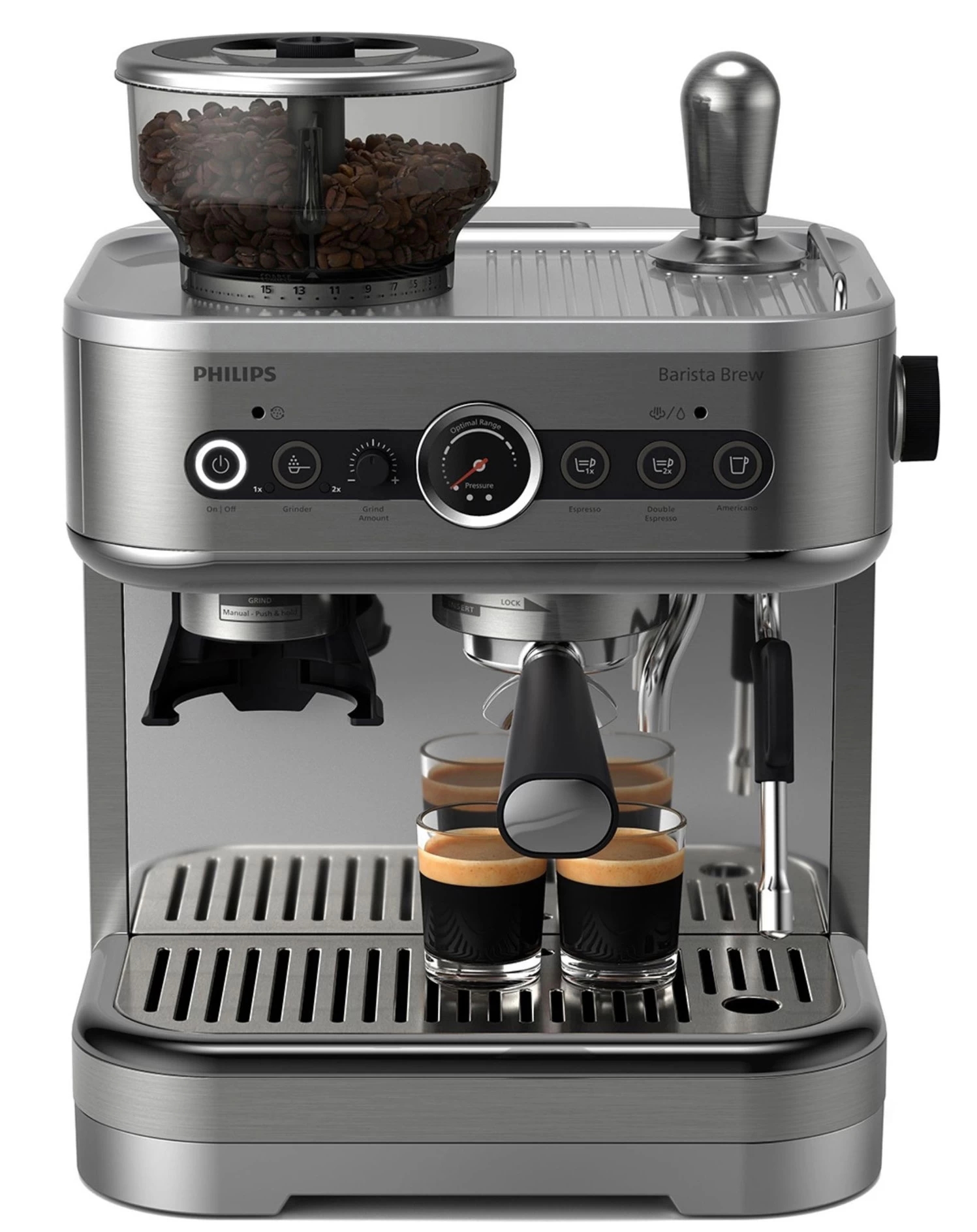 Philips Barista Brew (500 Gr Bean Container) Semi-Automatic Coffee Machine #PSA3228/01 + FREE COFFEE 5 Philips Barista Brew (500 Gr Bean Container) Semi-Automatic Coffee Machine #PSA3228/01 + FREE COFFEE - Image 5