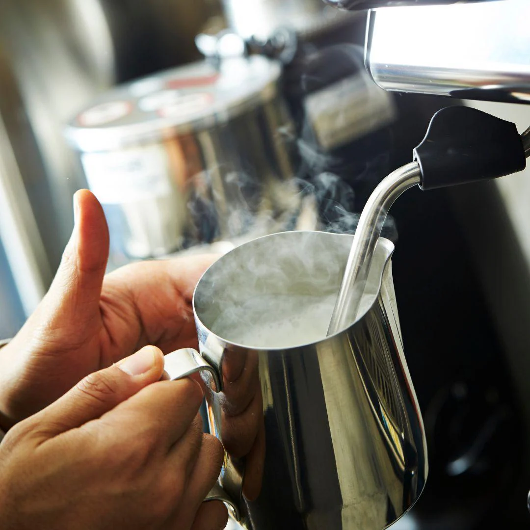 Café Essentials Shop -Café Essentials Shop barista milk jug 600ml in stainless steel best before 29 12 2030 caffe buongiorno store 6